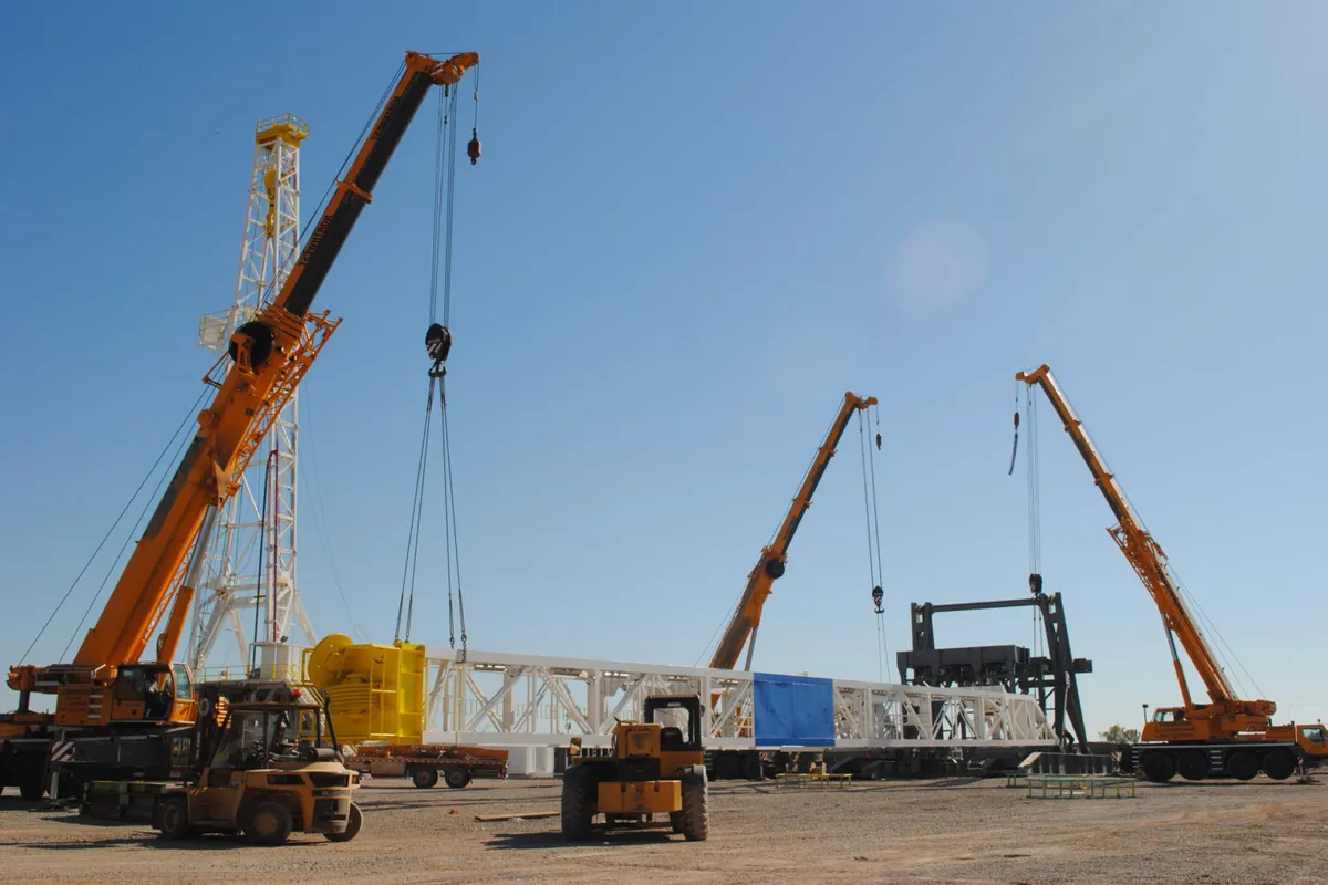 Oil and Gas Industry Crane