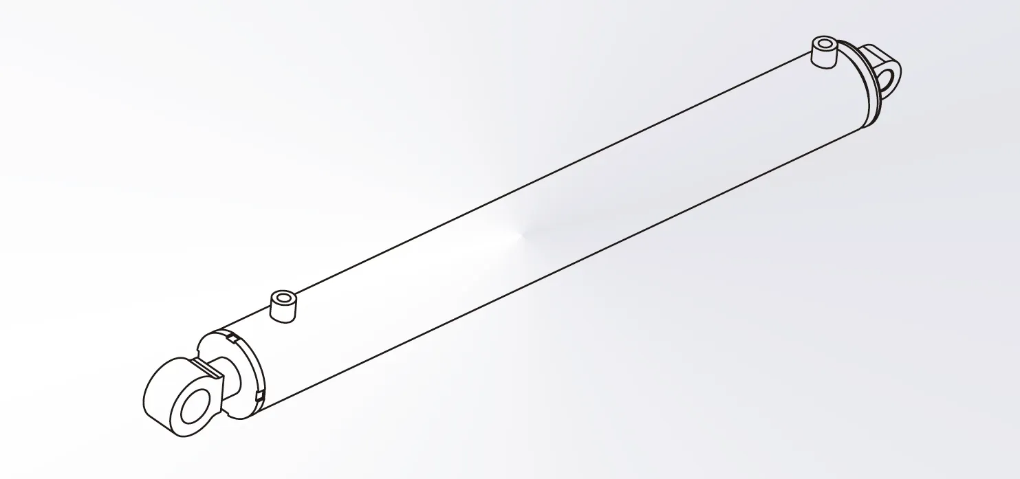 Hydraulic Grain Tank Lifting Cylinder Dimensions
