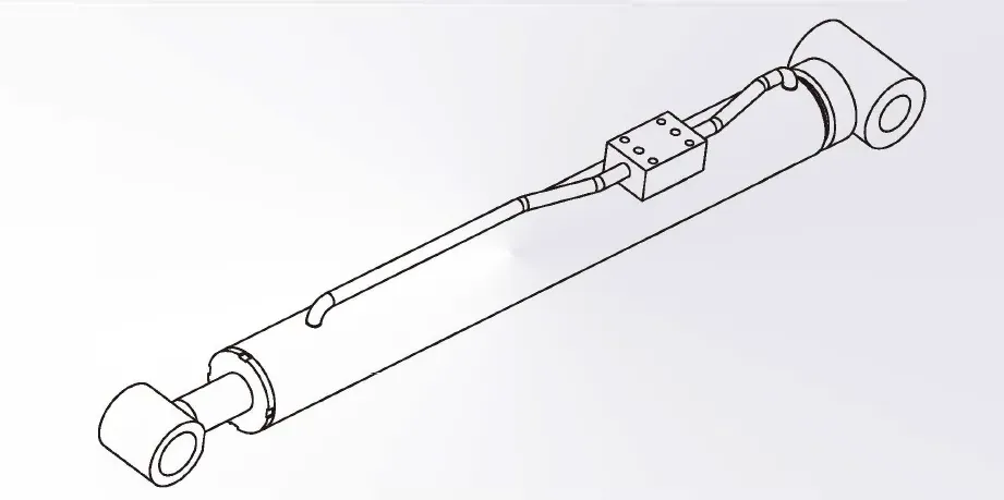Hydraulic Jib Cylinder Dimensions