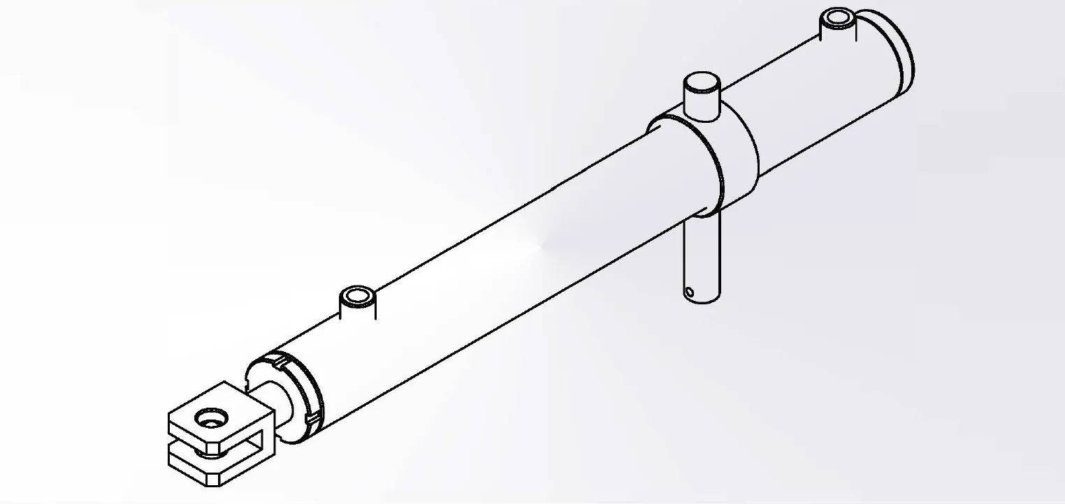 Hydraulic Towing and Lifting Cylinder Dimensions