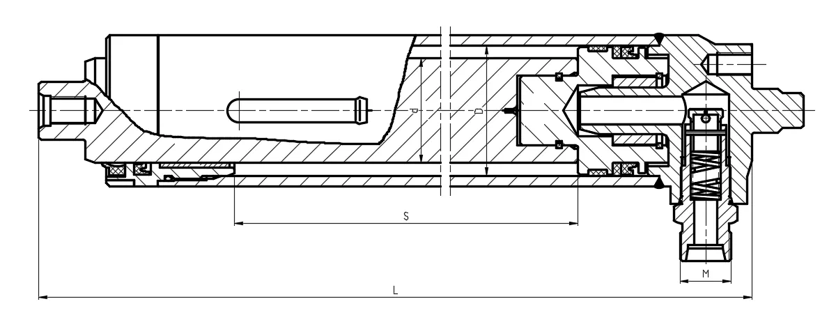 Dimensions des vérins de levage pour chariots élévateurs de grande taille